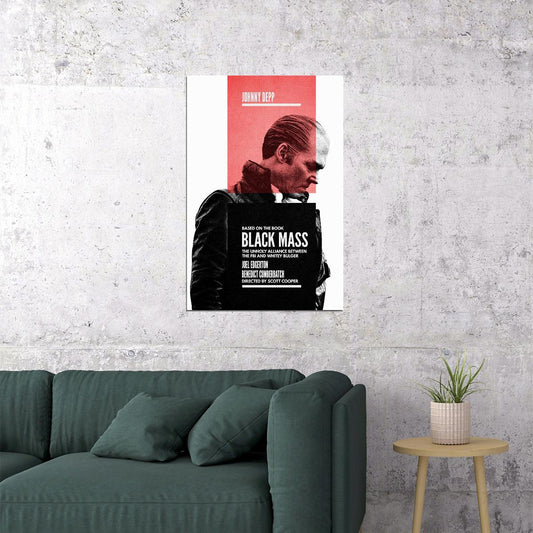 Black Mass Vintage Classic Crime Movie Poster Wall Art Print Home Wall Decor - xonomax