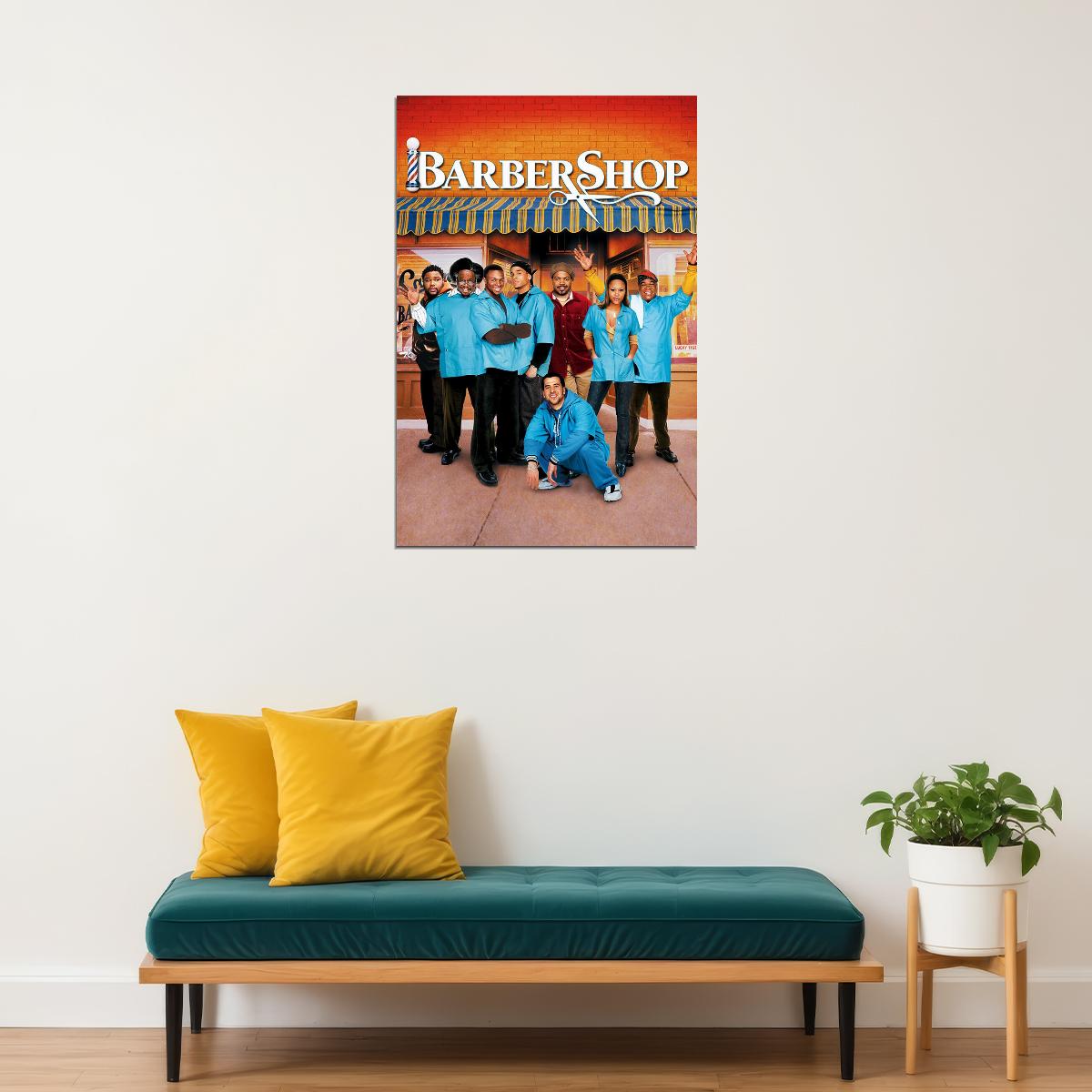 Barbershop 1 Vintage Classic Comedy Movie Poster Wall Art Print Home Wall Decor