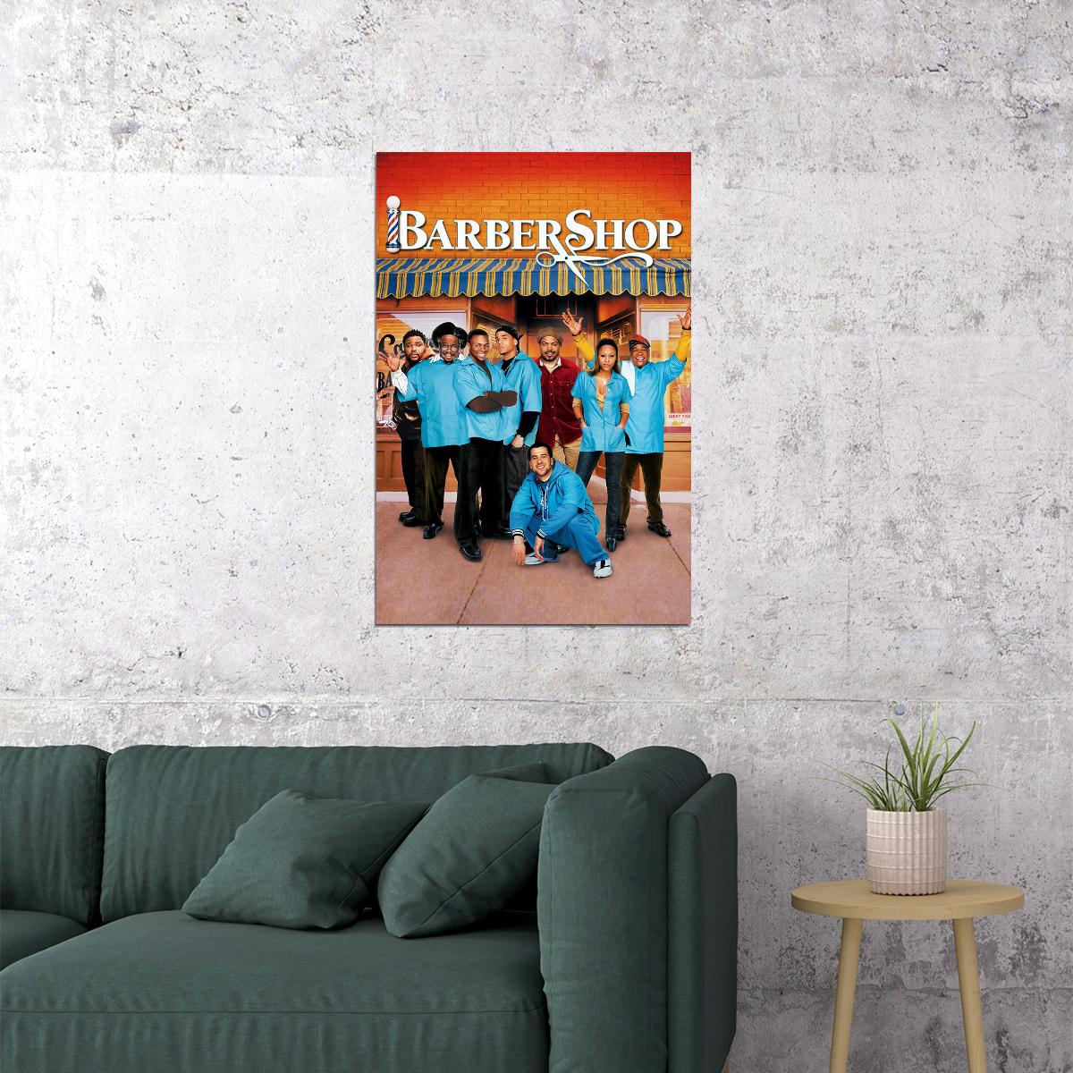 Barbershop 1 Vintage Classic Comedy Movie Poster Wall Art Print Home Wall Decor