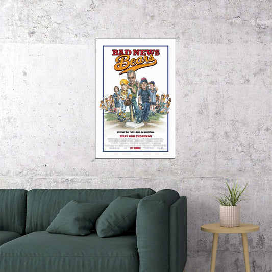 Bad News Bears 2 Vintage Classic Comedy Movie Poster Wall Art Print Home Wall Decor - xonomax