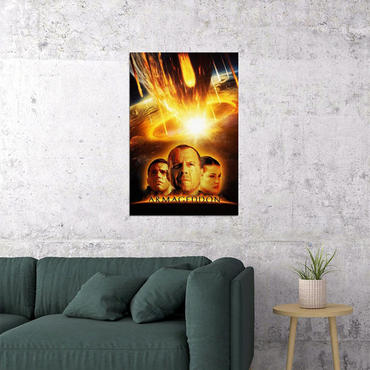 Armageddon Vintage Science Fiction Movie Poster Wall Art Print Home Wall Decor - xonomax
