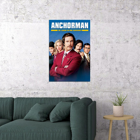 Anchorman The Legend Of Ron Classic Movie Poster Wall Art Print Home Wall Decor - xonomax