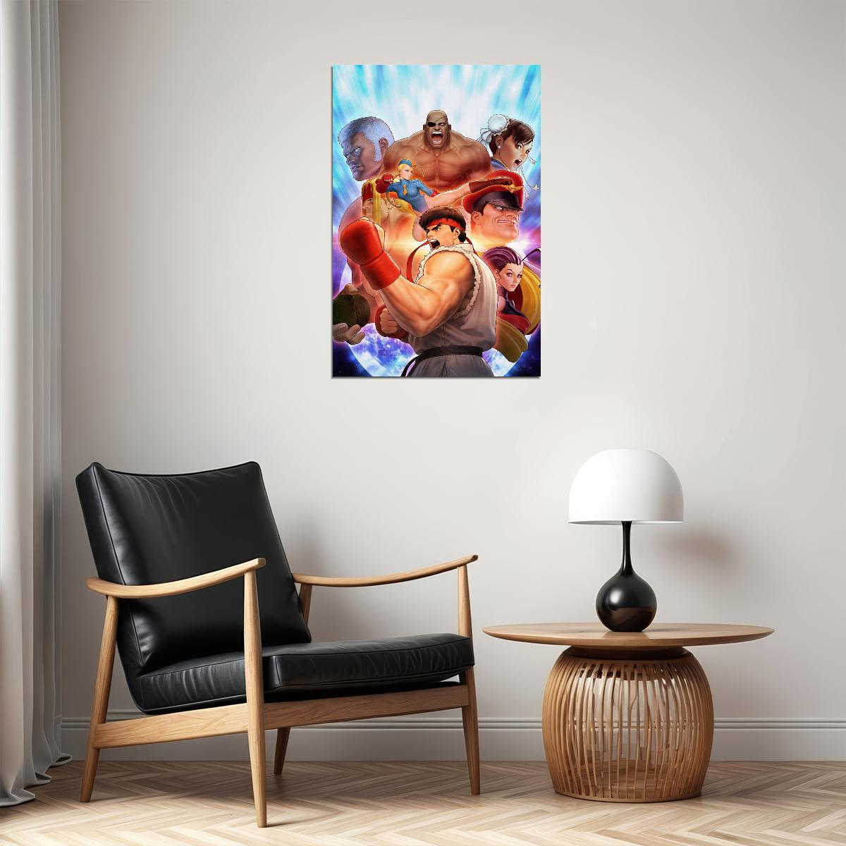 Street Fighter Classic Video Game Fight Game Poster Wall Art Print Home Wall Decor - xonomax