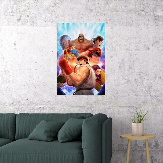 Street Fighter Classic Video Game Fight Game Poster Wall Art Print Home Wall Decor - xonomax