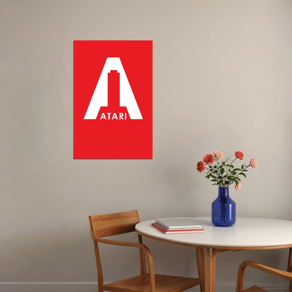 Atari Retro Promo Video Game Play Electronics Poster Wall Art Print Home Wall Decor - xonomax