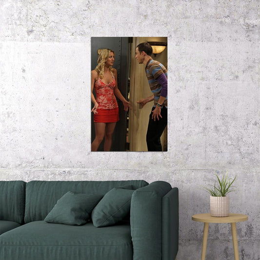 Penny The Big Bang Theory Tv Series Poster Kaley Cuoco Wall Art Print Home Wall Decor - xonomax