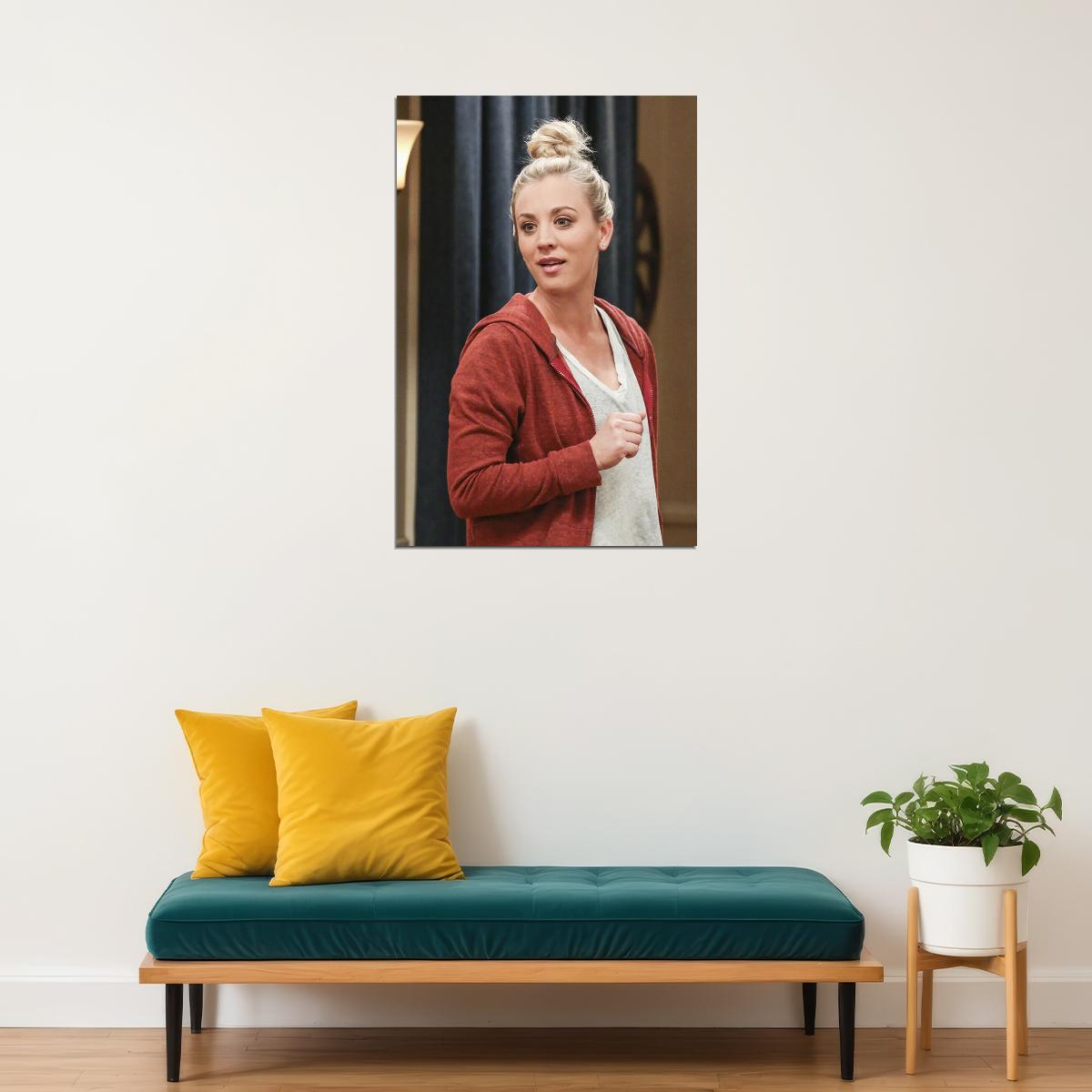 Penny The Big Bang Theory Tv Series Poster Kaley Cuoco Wall Art Print Home Wall Decor - xonomax