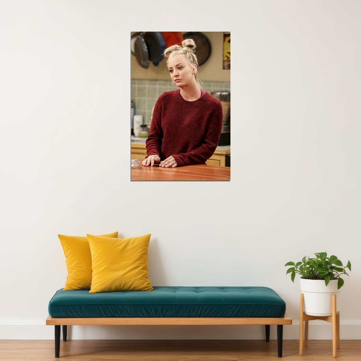 Penny The Big Bang Theory Tv Series Poster Kaley Cuoco Wall Art Print Home Wall Decor - xonomax