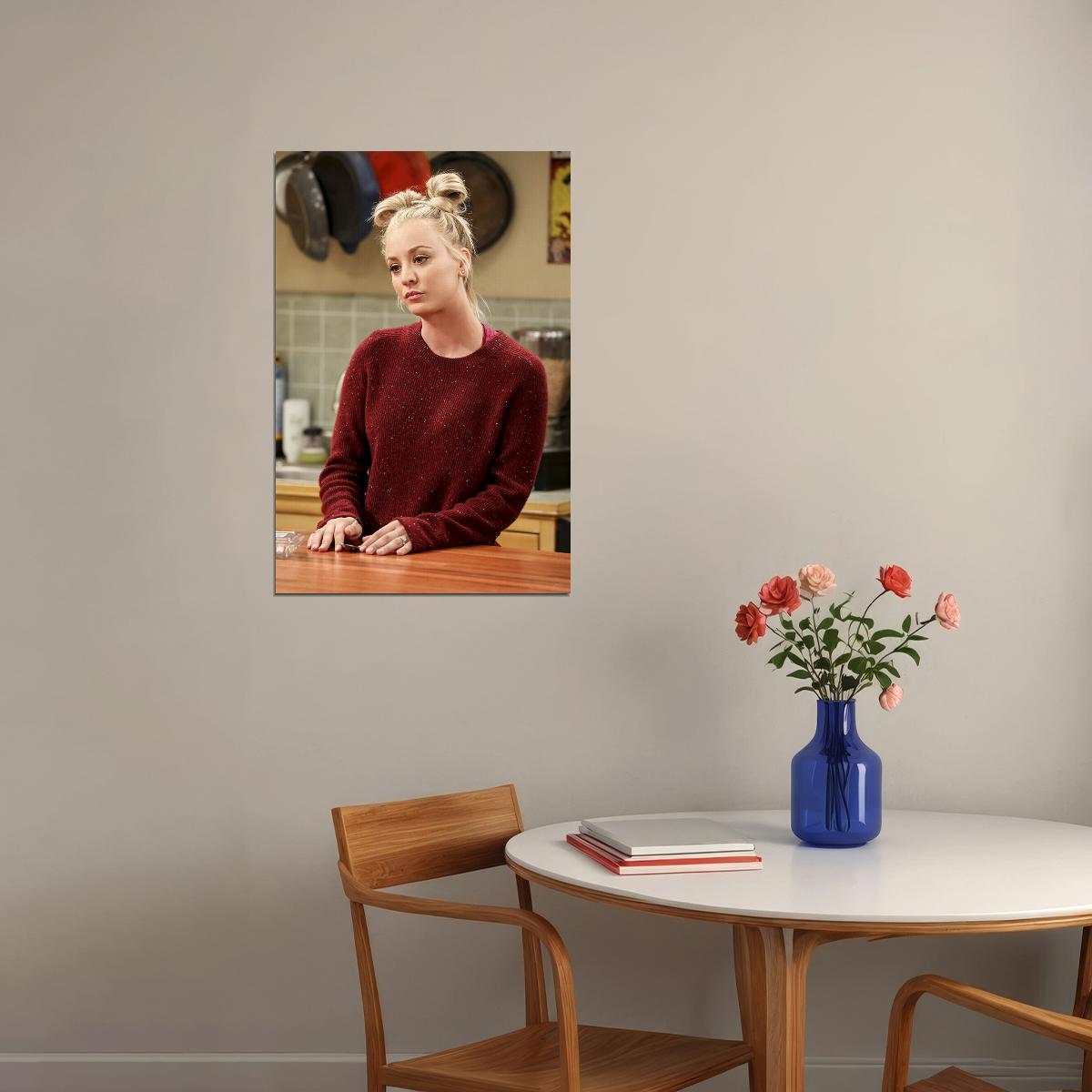 Penny The Big Bang Theory Tv Series Poster Kaley Cuoco Wall Art Print Home Wall Decor - xonomax