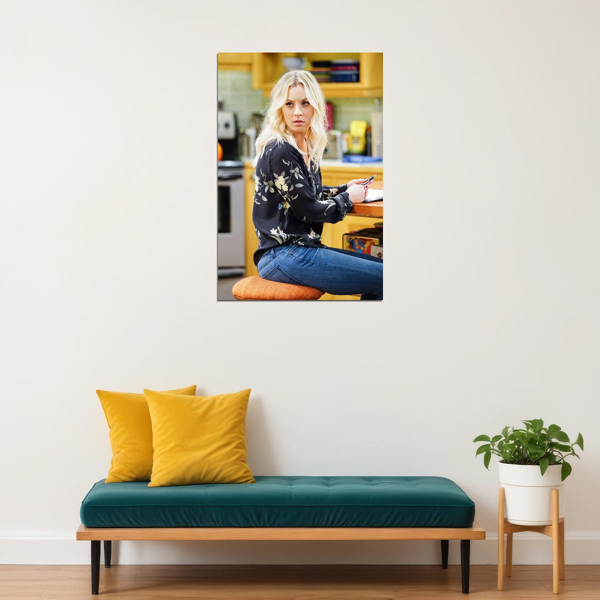 Penny The Big Bang Theory Tv Series Poster Kaley Cuoco Wall Art Print Home Wall Decor - xonomax