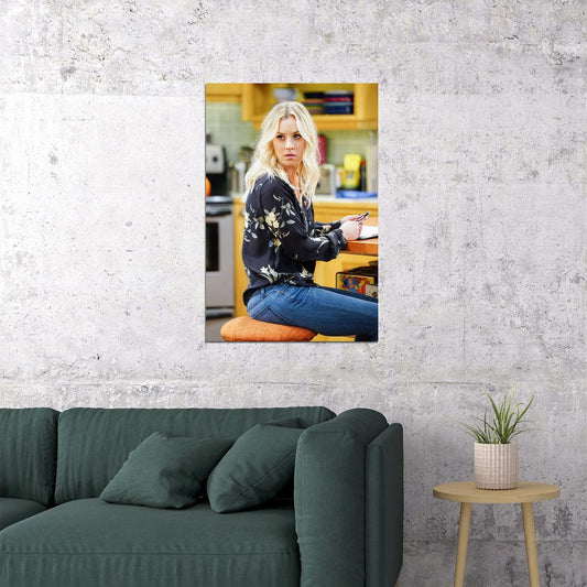 Penny The Big Bang Theory Tv Series Poster Kaley Cuoco Wall Art Print Home Wall Decor - xonomax