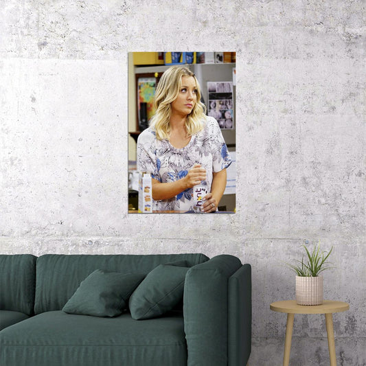 Penny The Big Bang Theory Tv Series Poster Kaley Cuoco Wall Art Print Home Wall Decor - xonomax