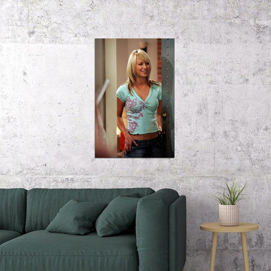 Penny The Big Bang Theory Tv Series Poster Kaley Cuoco Wall Art Print Home Wall Decor - xonomax