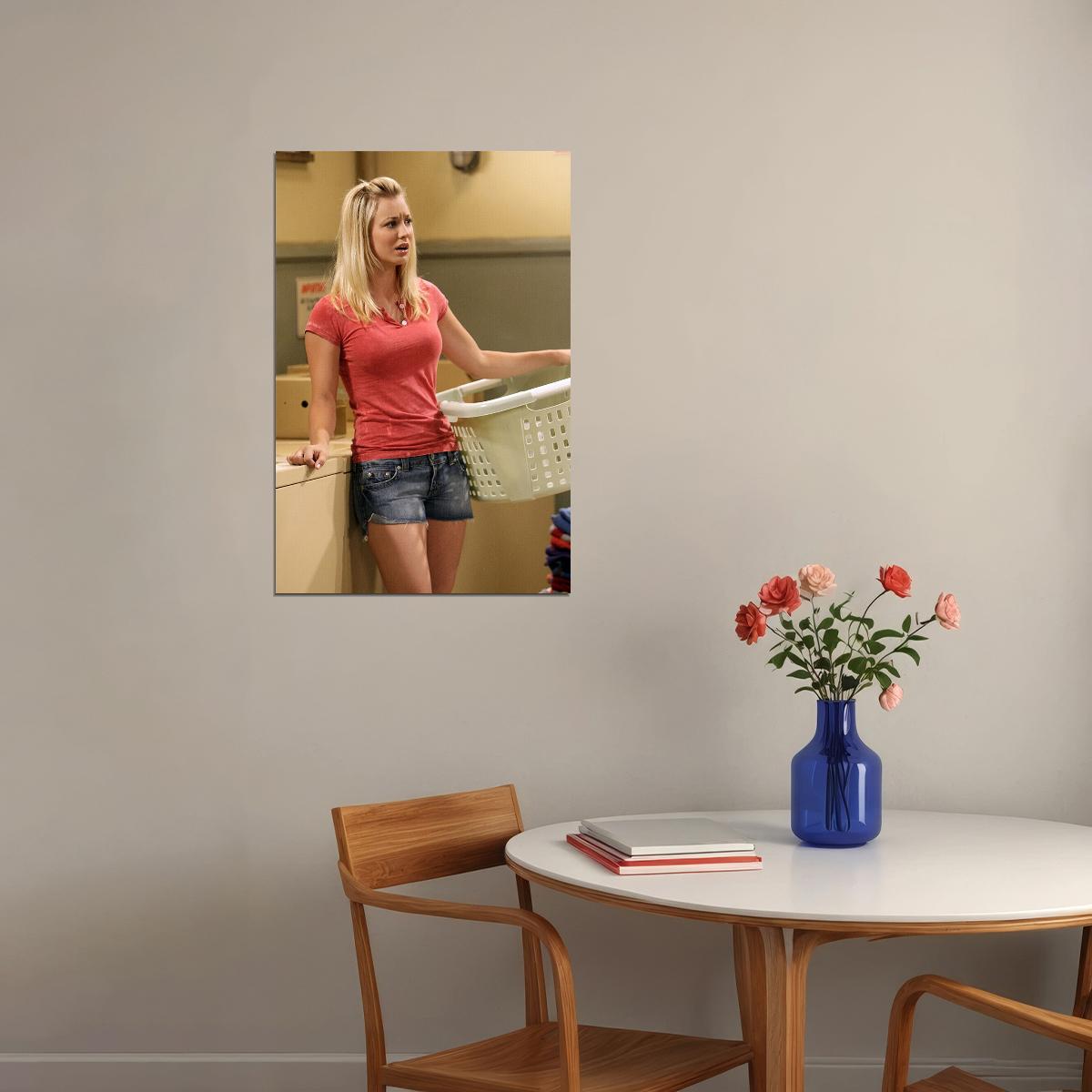 Penny The Big Bang Theory Tv Series Poster Kaley Cuoco Wall Art Print Home Wall Decor - xonomax