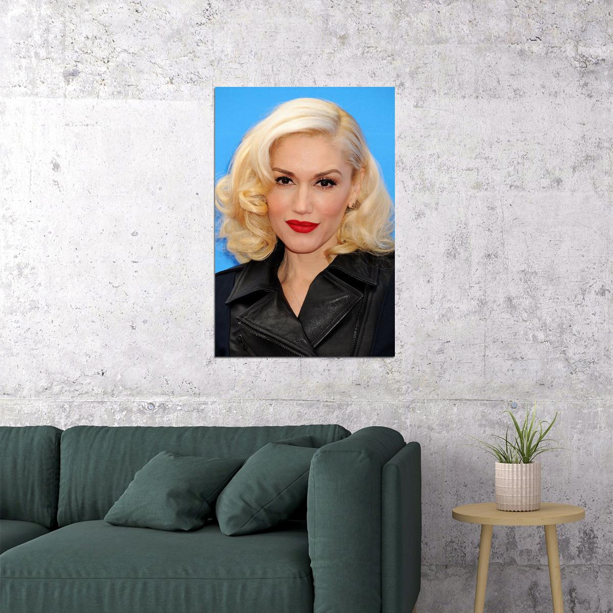 Gwen Stefani Celebrity Singer Pop Music Idol Poster Wall Art Print Home Wall Decor