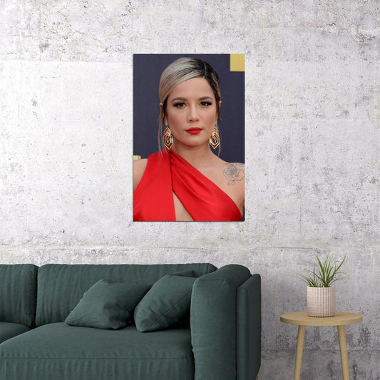 Halsey Celebrity Cinema Actor Singer Idol Poster Wall Art Print Home Wall Decor - xonomax