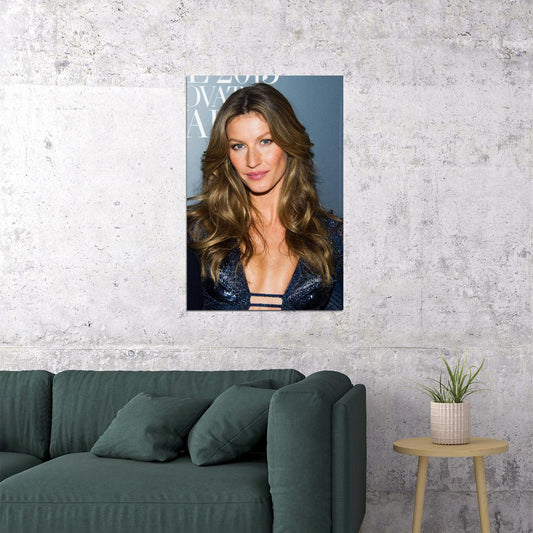 Giselle Bundchen Celebrity Hot Model Actress Poster Wall Art Print Home Wall Decor - xonomax