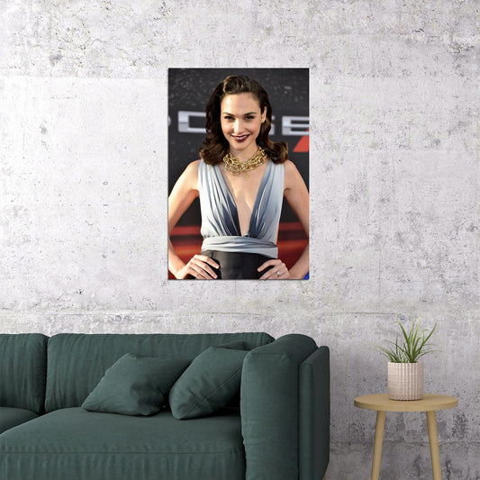 Gal Gadot Celebrity Movie Star Actor Artist Poster Wall Art Print Home Wall Decor - xonomax