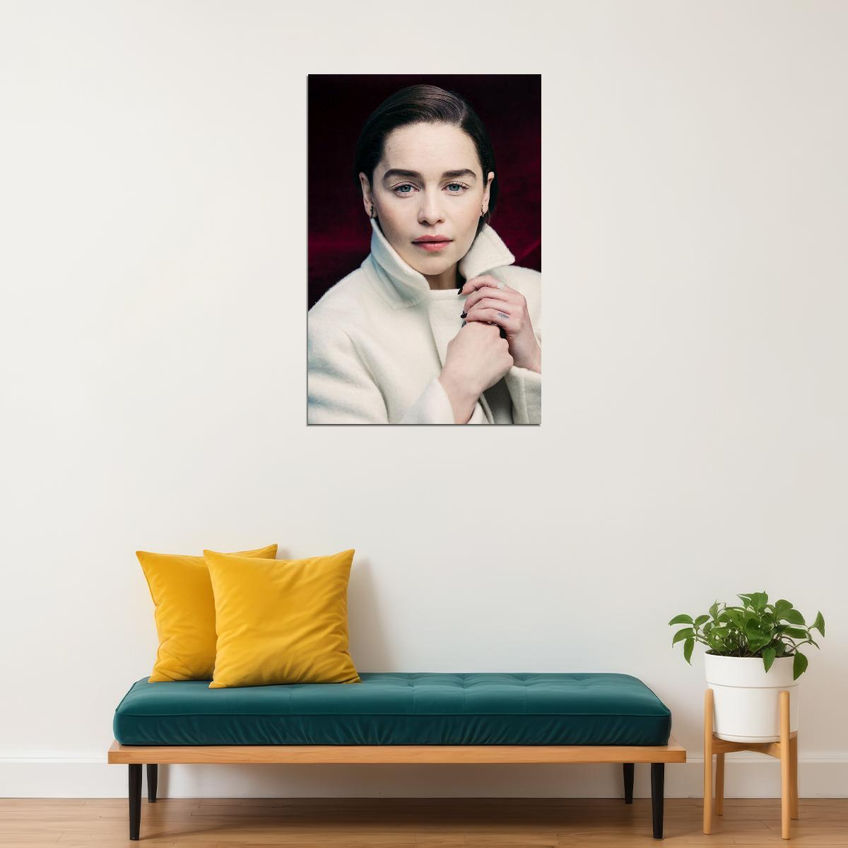 Emilia Clarke Celebrity Cinema Actor Idol Poster Wall Art Print Home Wall Decor - xonomax