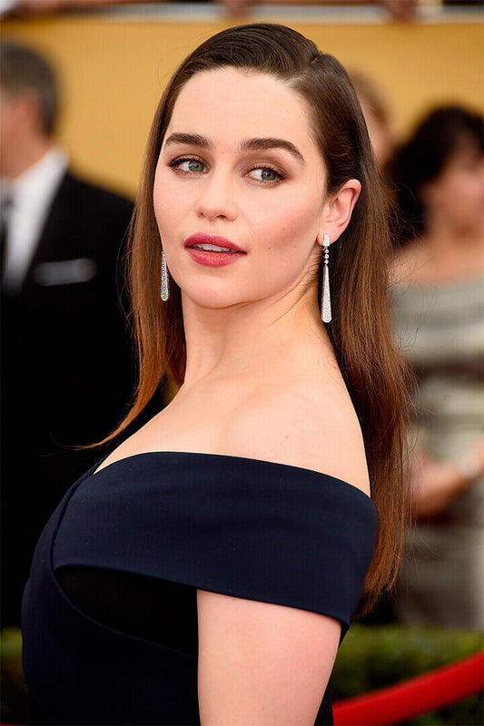 Emilia Clarke Celebrity Cinema Actress Star Poster Wall Art Print Home Wall Decor - xonomax