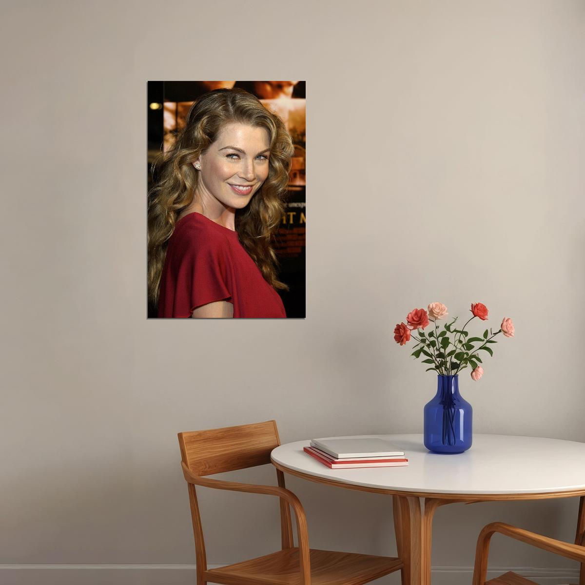 Ellen Pompeo Celebrity Tv Series Actor Idol Poster Wall Art Print Home Wall Decor - xonomax