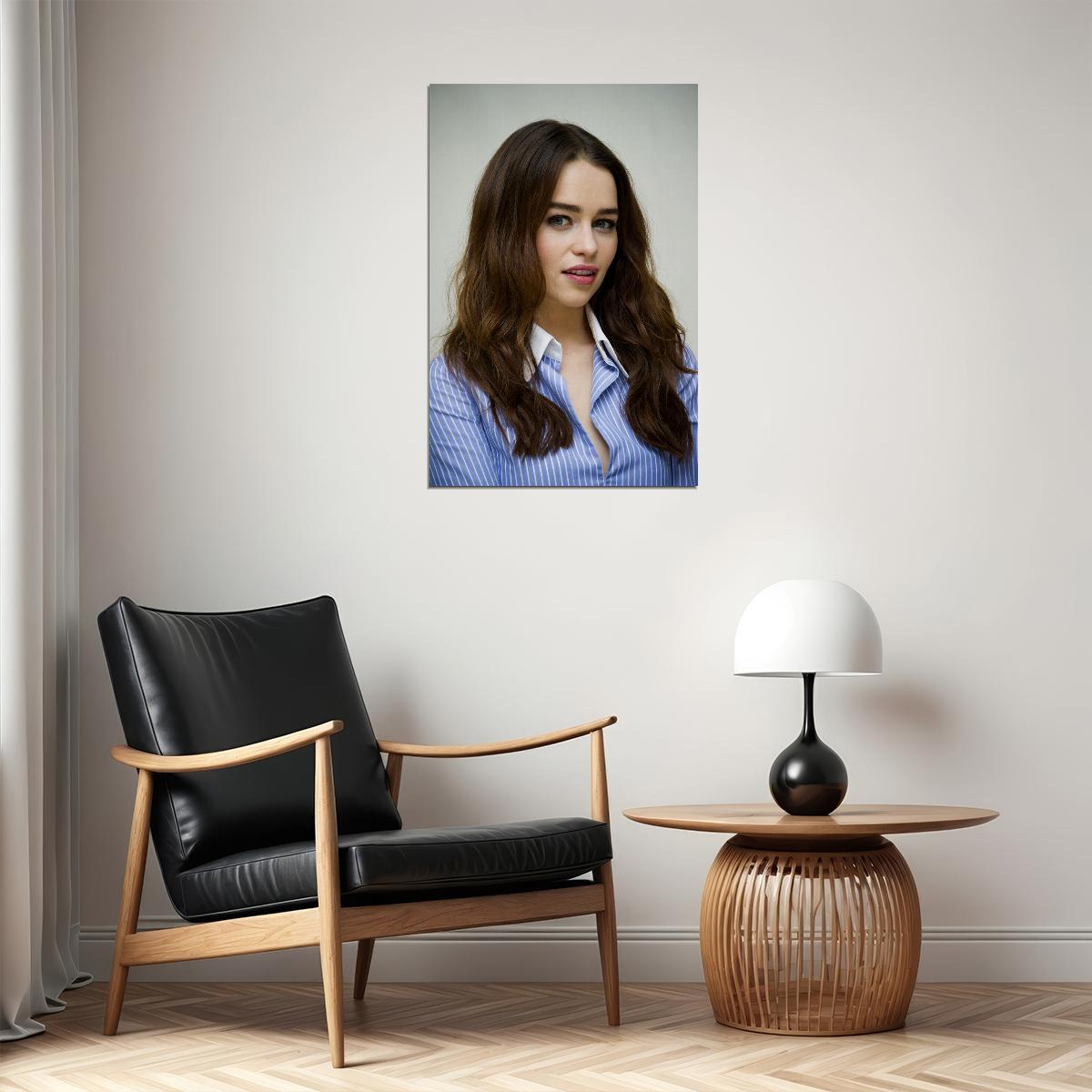 Emilia Clarke Celebrity Movie Actor Idol Poster Wall Art Print Home Wall Decor - xonomax