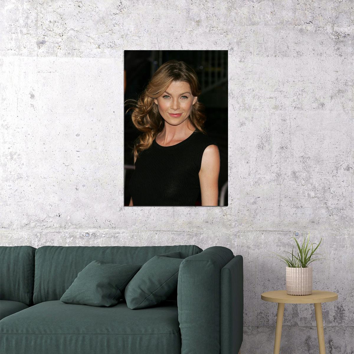 Ellen Pompeo Celebrity Movie Actor Idol Poster Wall Art Print Home Wall Decor - xonomax