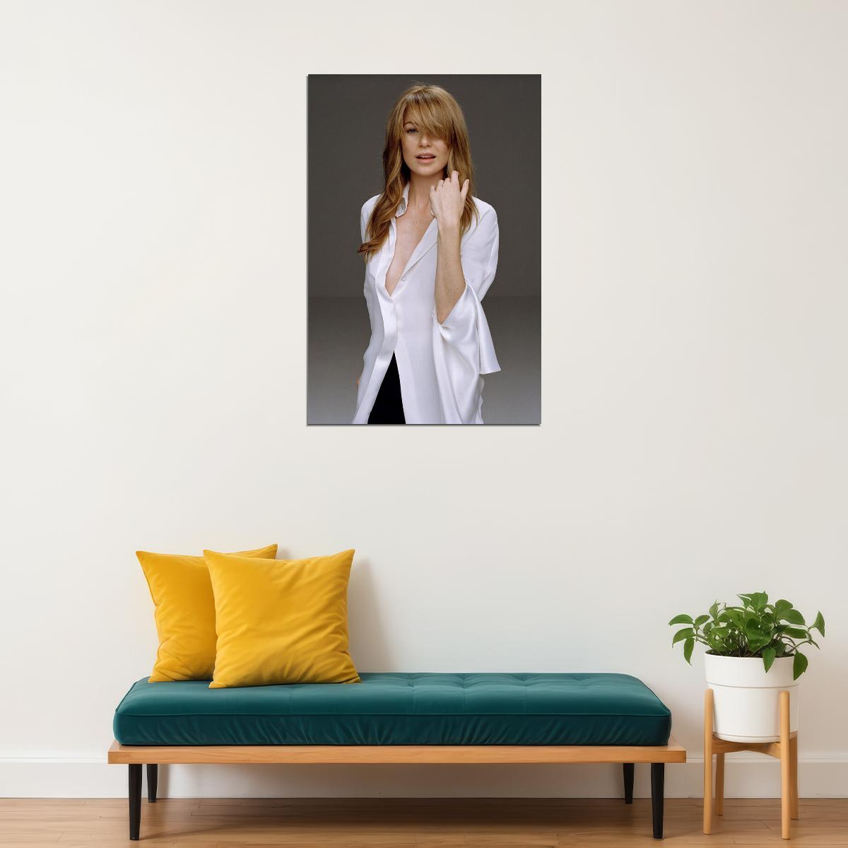 Ellen Pompeo Celebrity Cinema Actor Idol Poster Wall Art Print Home Wall Decor - xonomax
