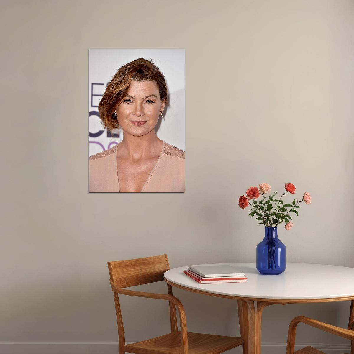 Ellen Pompeo Celebrity Cinema Actress Artist Poster Wall Art Print Home Wall Decor - xonomax
