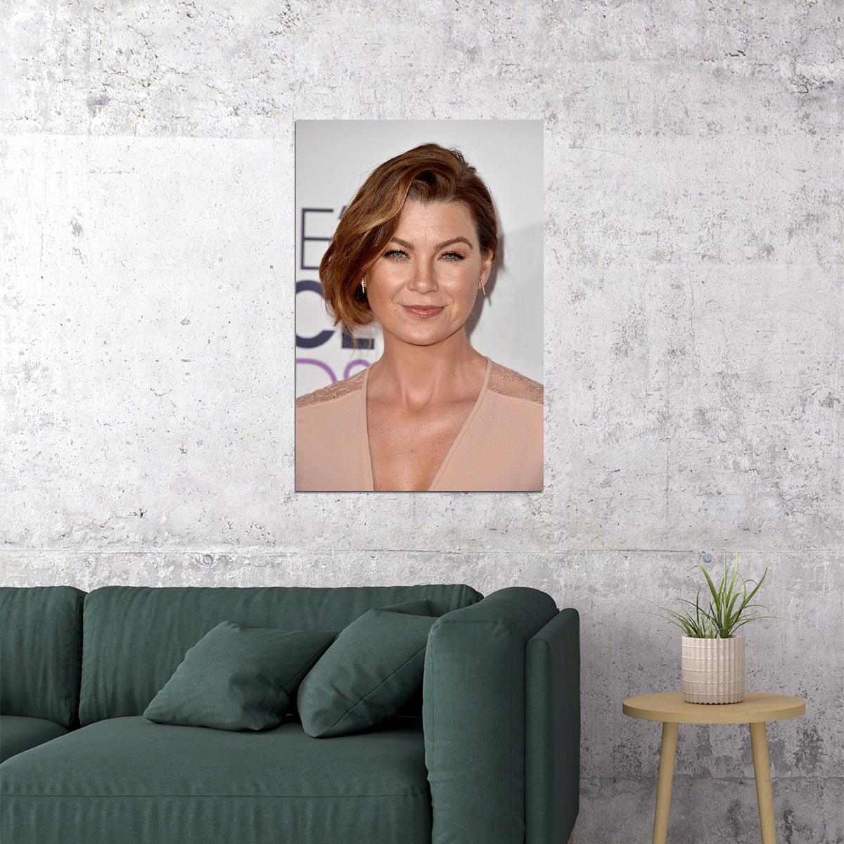 Ellen Pompeo Celebrity Cinema Actress Artist Poster Wall Art Print Home Wall Decor - xonomax