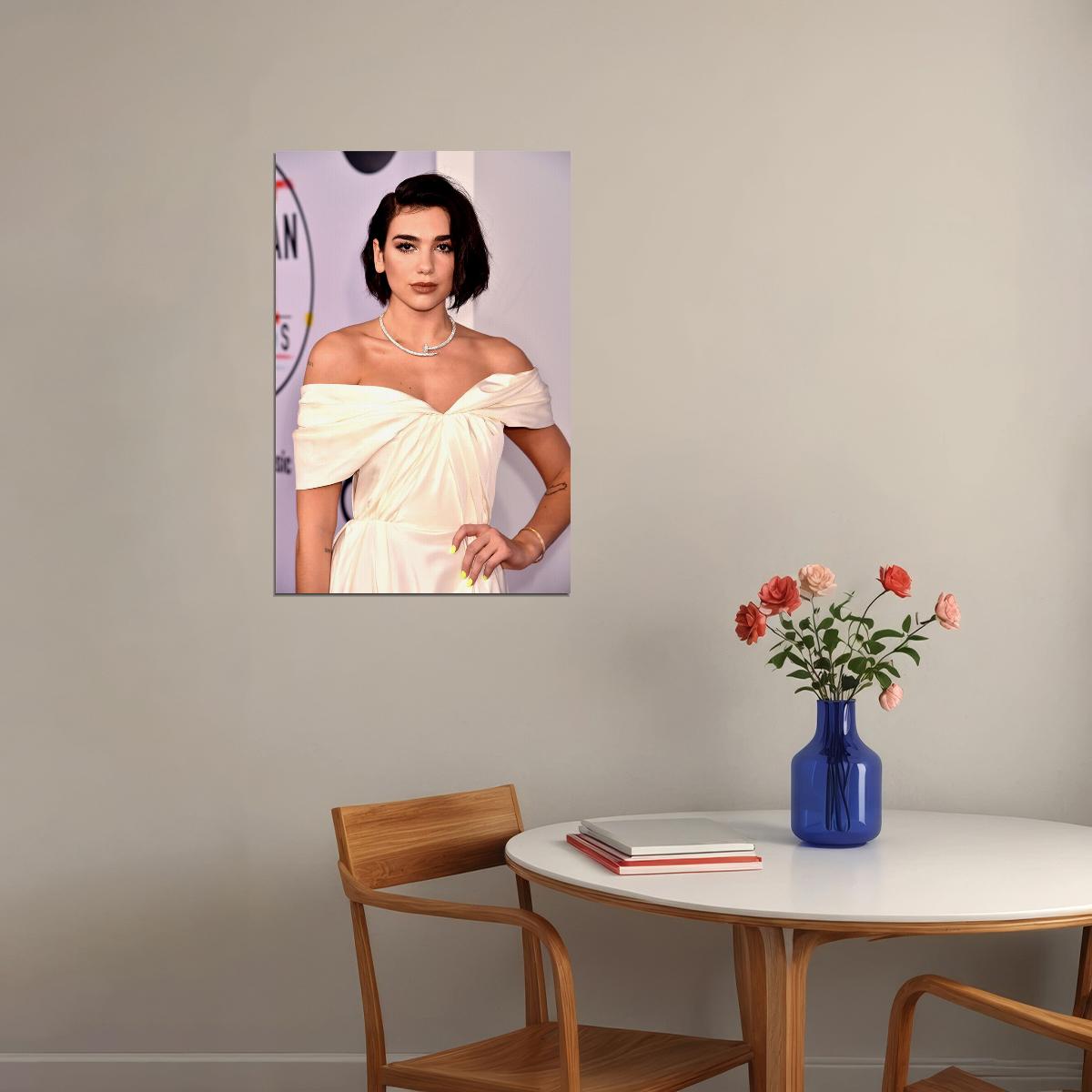 Dua Lipa Celebrity Actress Pop Music Singer Poster Wall Art Print Home Wall Decor - xonomax