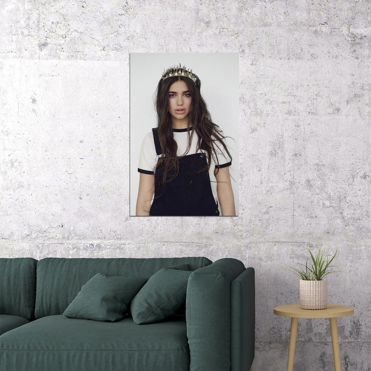 Dua Lipa Celebrity Actress Music Singer Star Poster Wall Art Print Home Wall Decor - xonomax