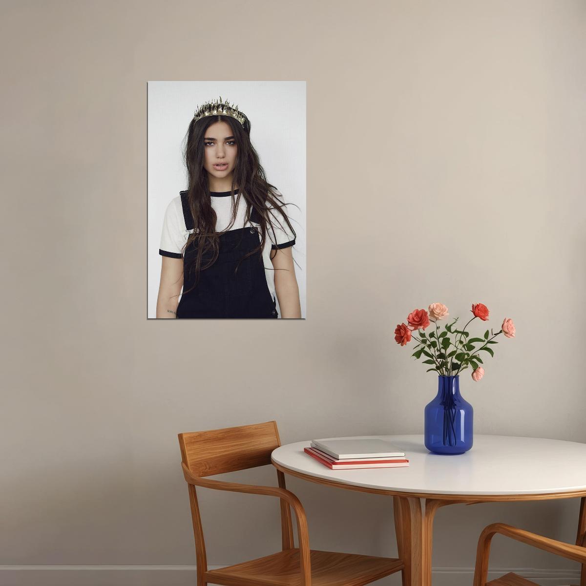 Dua Lipa Celebrity Actress Music Singer Star Poster Wall Art Print Home Wall Decor - xonomax