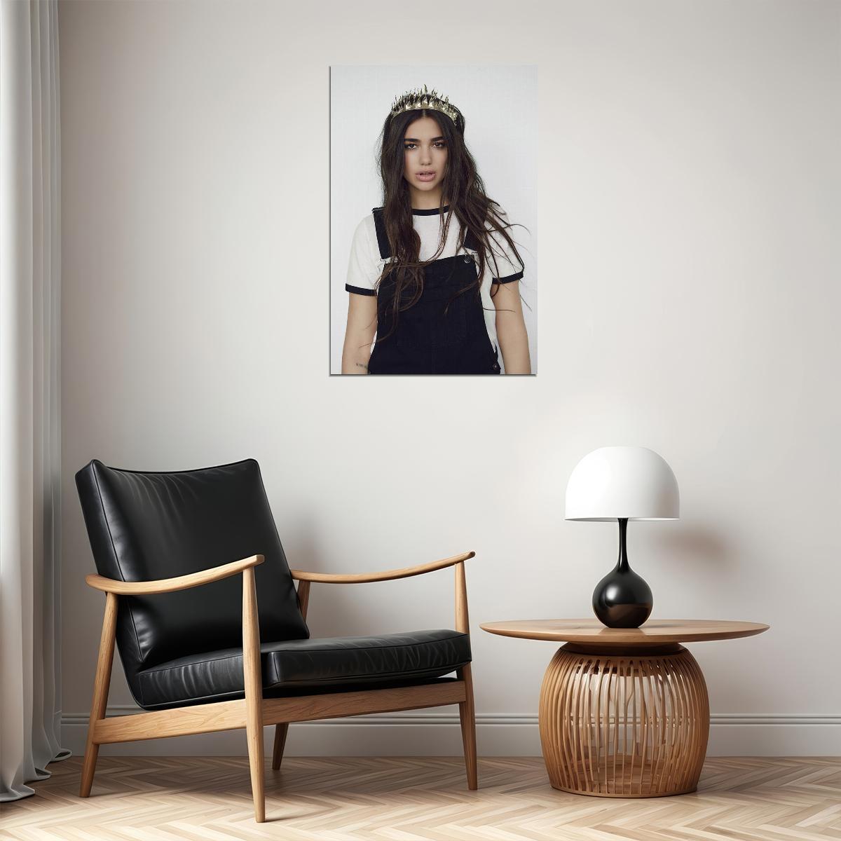 Dua Lipa Celebrity Actress Music Singer Star Poster Wall Art Print Home Wall Decor - xonomax