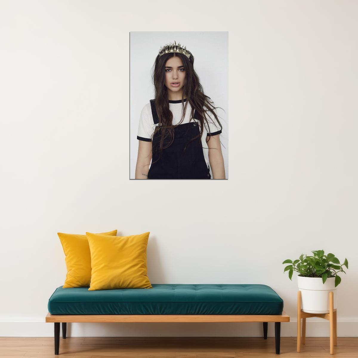Dua Lipa Celebrity Actress Music Singer Star Poster Wall Art Print Home Wall Decor - xonomax