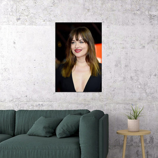 Dakota Johnson Celebrity Movie Actress Idol Poster Wall Art Print Home Wall Decor - xonomax