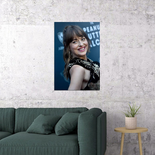 Dakota Johnson Celebrity Cinema Actor Idol Poster Wall Art Print Home Wall Decor - xonomax