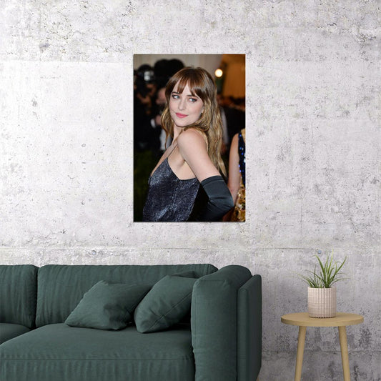Dakota Johnson Celebrity Cinema Actress Idol Poster Wall Art Print Home Wall Decor - xonomax
