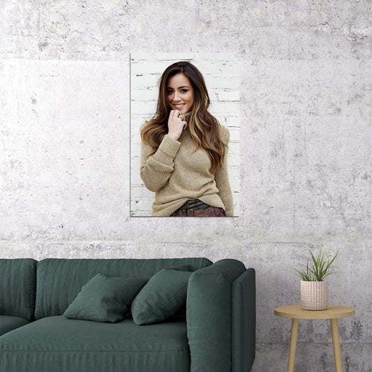 Chloe Bennet Celebrity Movie Actress Artist Poster Wall Art Print Home Wall Decor - xonomax