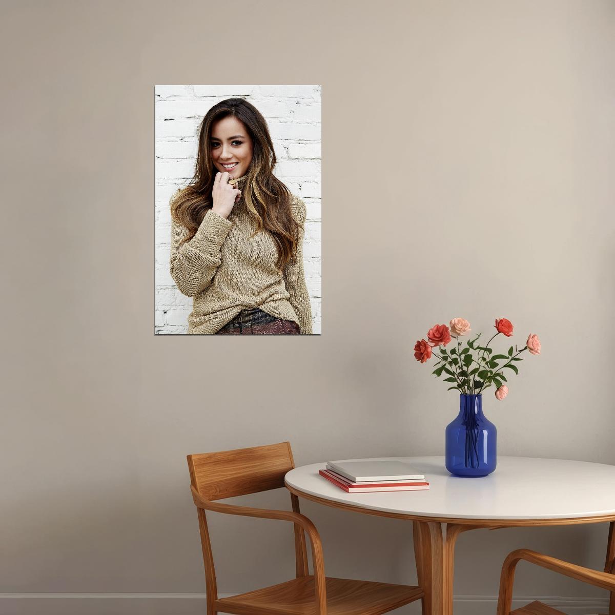 Chloe Bennet Celebrity Movie Actress Artist Poster Wall Art Print Home Wall Decor - xonomax