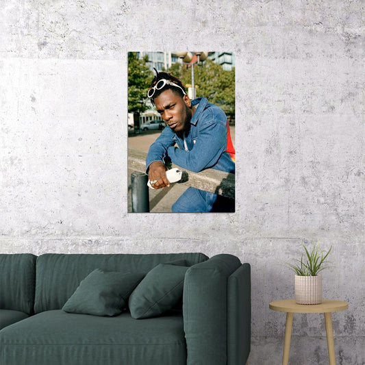 Burna Boy Celebrity Singer Musician Rap Star Poster Wall Art Print Home Wall Decor - xonomax