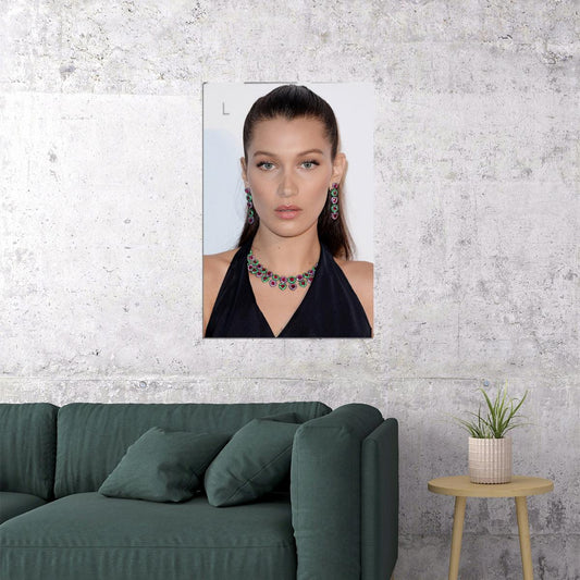 Bella Hadid Celebrity Sexy Model Artist Idol Poster Wall Art Print Home Wall Decor - xonomax