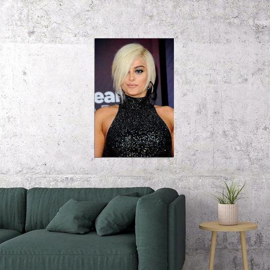 Bebe Rexha Celebrity Actress Singer Star Artist Poster Wall Art Print Home Wall Decor - xonomax
