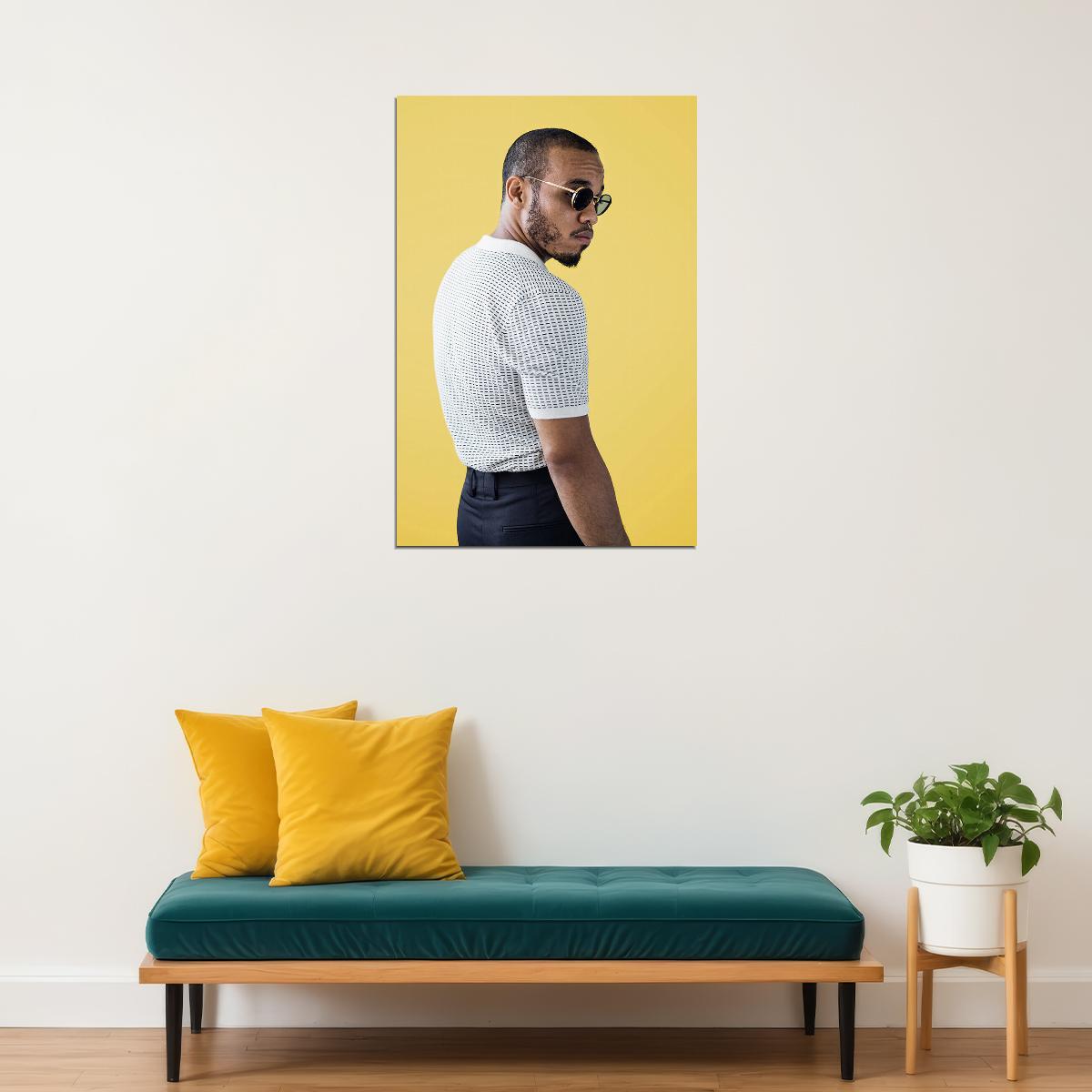 Anderson Paak Celebrity Singer Rapper Music Poster Wall Art Print Home Wall Decor - xonomax