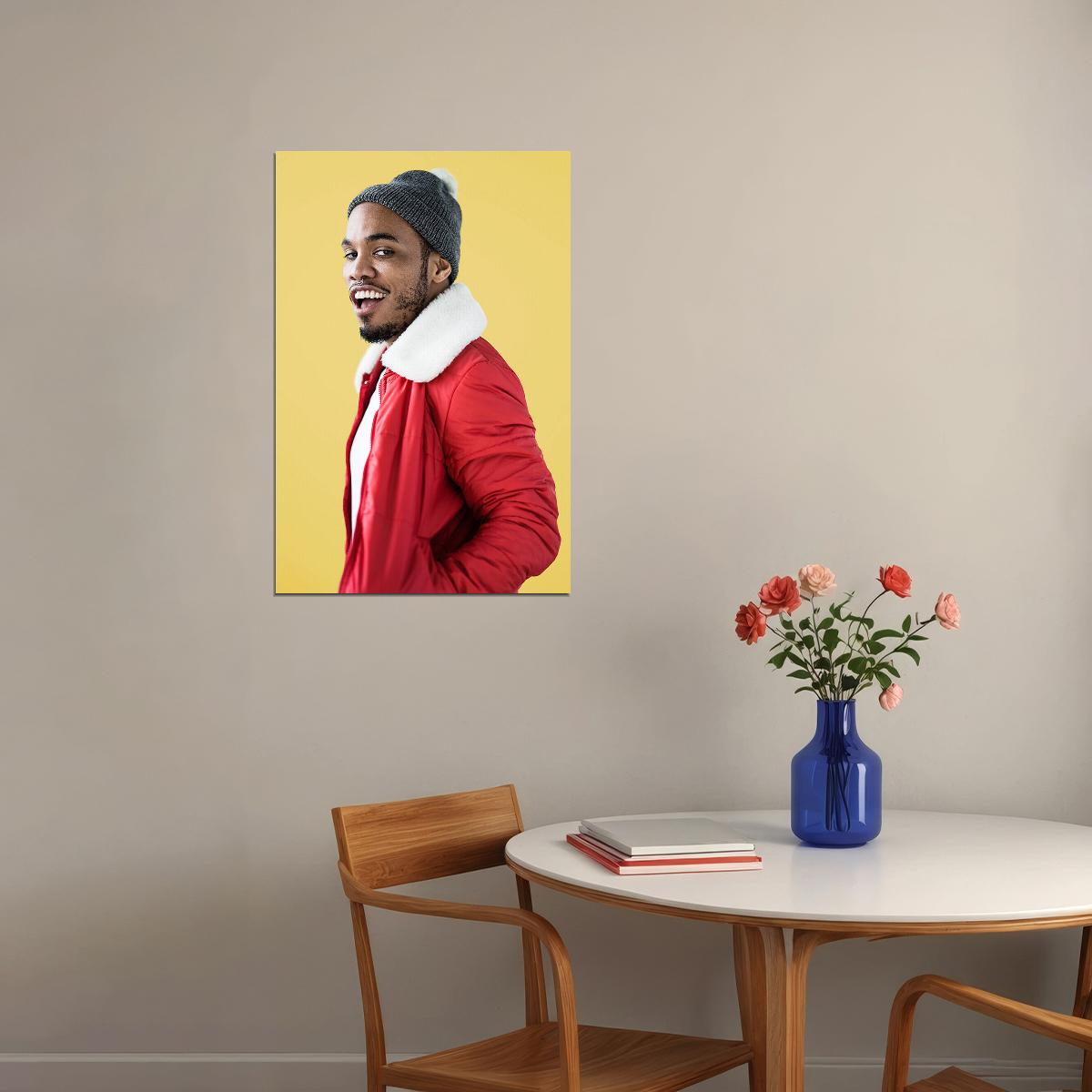 Anderson Paak Hollywood Celebrity Musician Poster Wall Art Print Home Wall Decor - xonomax