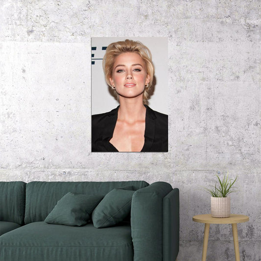 Amber Heard Hollywood Celebrity Cinema Actor Poster Wall Art Print Home Wall Decor - xonomax