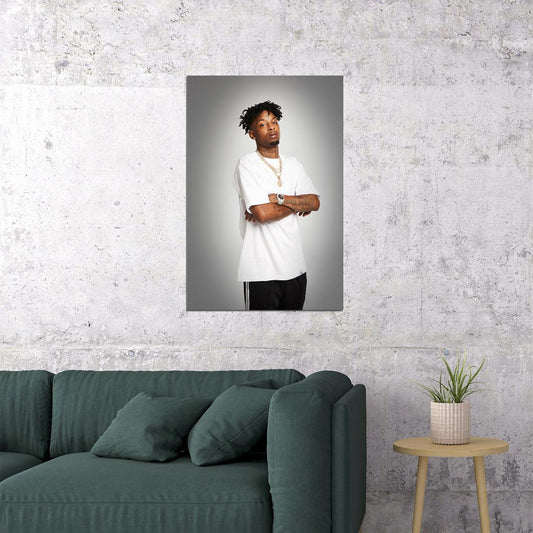 21 Savage Hollywood Celebrity Singer Rap Music Poster Wall Art Print Home Wall Decor - xonomax