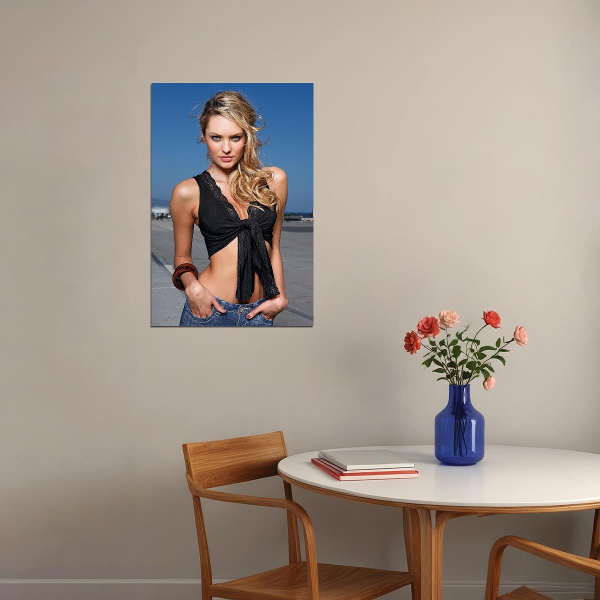 Candice Swanepoel Model Tv Show Actress Poster Wall Art Print Home Wall Decor - xonomax