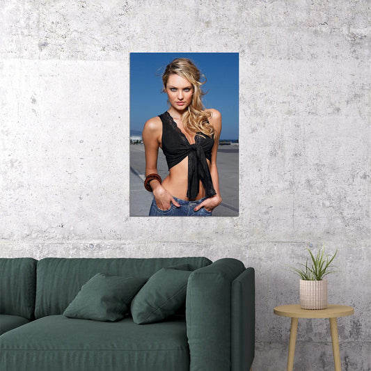 Candice Swanepoel Model Tv Show Actress Poster Wall Art Print Home Wall Decor - xonomax