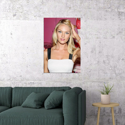 Candice Swanepoel Model Tv Show Artist Poster Wall Art Print Home Wall Decor - xonomax